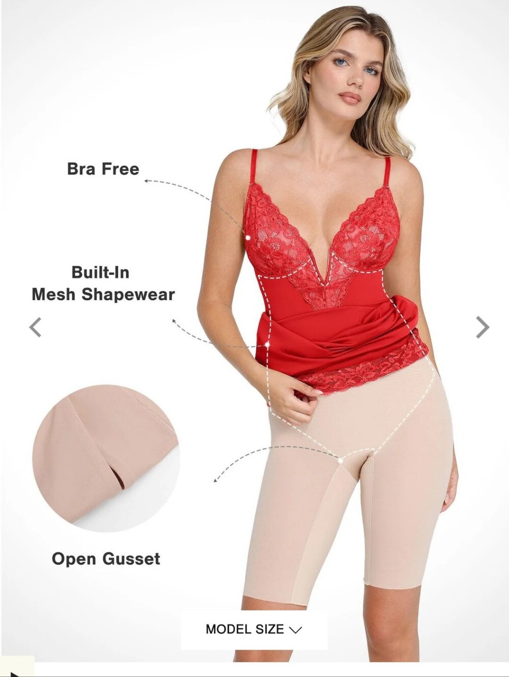 Popilush Shapewear Dress - Picture 2 of 4